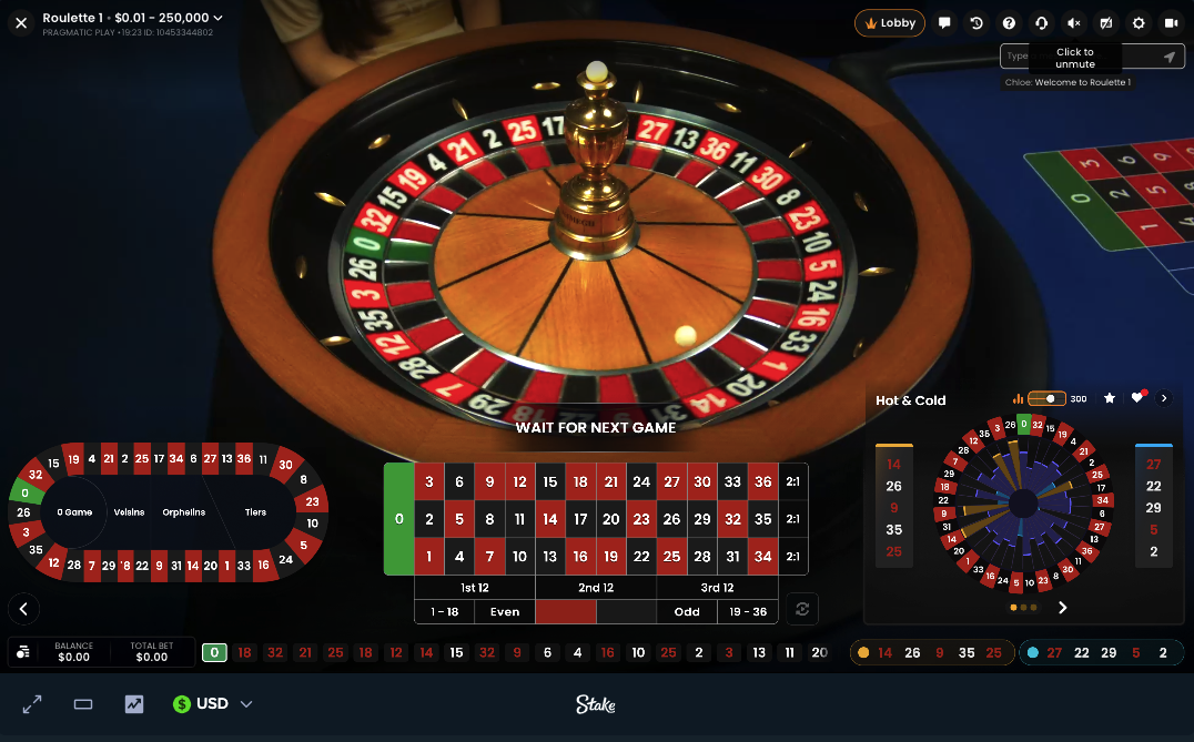 Pragmatic Play Live Roulette